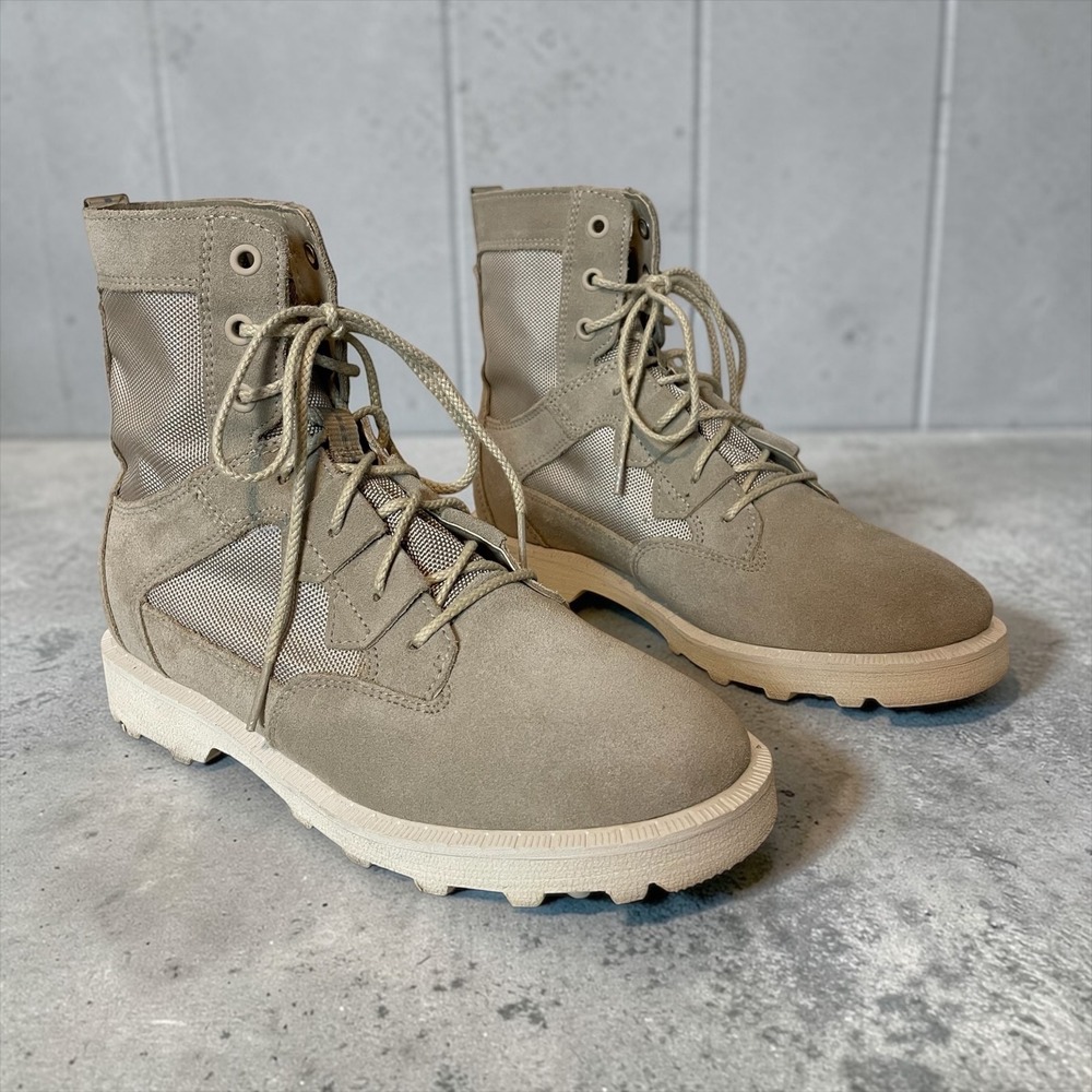Sorel Kinetic Breakthru Caribou Womens Tan Suede Mesh Boots NL4309-271 Size 7 - Picture 2 of 10